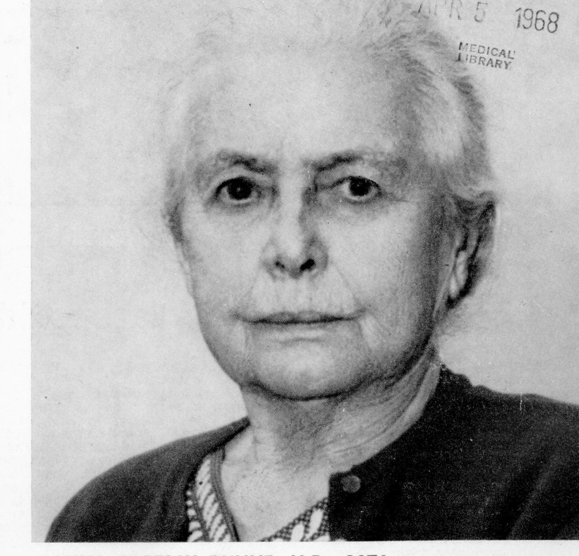 Portrait of Dr. Anna Bartsch-Dunne